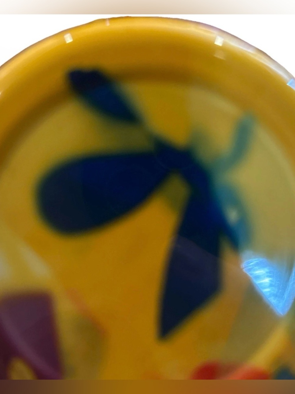 Juicy Yellow Fruit-Print Stainless Water Bottle New 17 oz - Picture 3 of 4